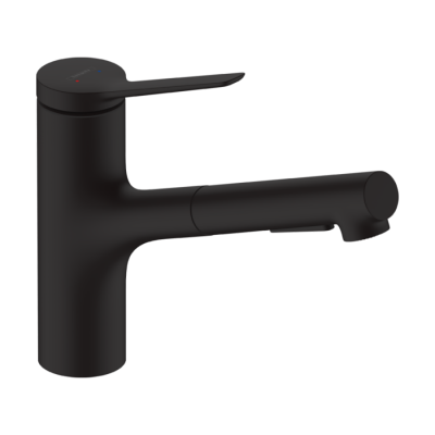 HansGrohe Zesis M33 Tek Kollu Eviye Bataryası, 150, Çekilebilir El Duşu,2Jet, Sbox Lite - 74803670 - 1