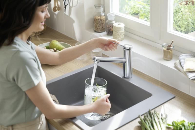 HansGrohe Zesis M33 Tek Kollu Eviye Bataryası, 150, Eco, 1Jet - 74811000 - 1