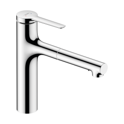 HansGrohe Zesis M33 Tek Kollu Eviye Bataryası, 160, Çekilebilir El Duşu, 2Jet - 74801000 