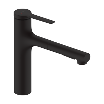 HansGrohe Zesis M33 Tek Kollu Eviye Bataryası, 160, Çekilebilir El Duşu,2Jet, Sbox Lite - 74804670 - 1