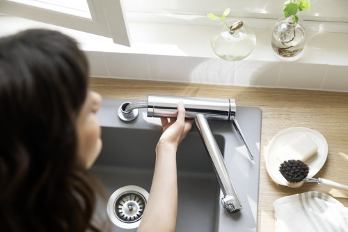 HansGrohe Zesis M33 Tek Kollu Eviye Bataryası 160, Pencere Önü Montaj, 1Jet - 74805000 