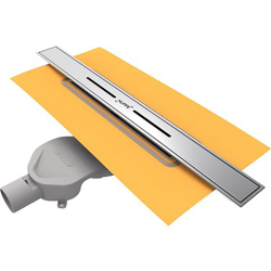 Hüppe Galata X Duş Kanalı Yandan Çıkışlı Mat Satine 60 cm - HÜPPE