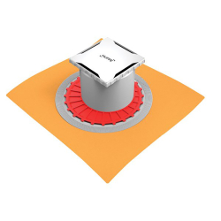 Hüppe Masters Yalıtımlı 10 x10 cm Mat Siyah Alttan - HÜPPE