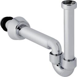 Lavabo için Geberit P tipi sifon, adaptör conta, yatay çıkış: d=40mm, G=1 1/4