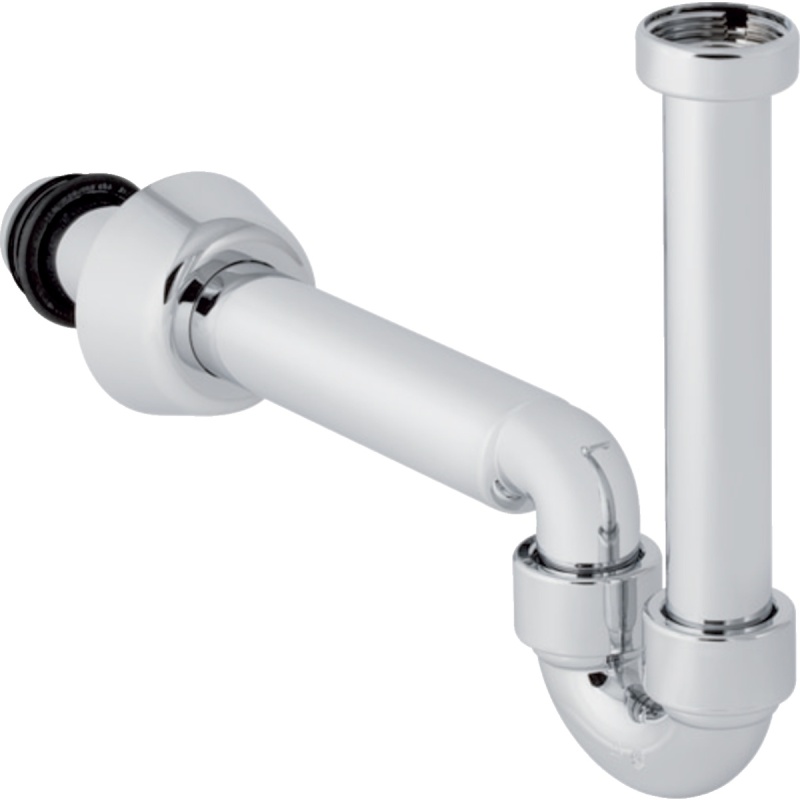 Geberit Lavabo için Geberit P Tipi Sifon, Adaptör Conta, Yatay Çıkış - 151105211 - GEBERIT