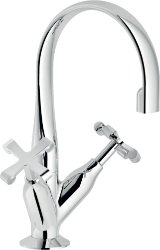 Nobili Carlos Primero Lavabo Çift Kontrollü Batarya Cromo Parlak - CP218/1CR - P218/1CR - 1