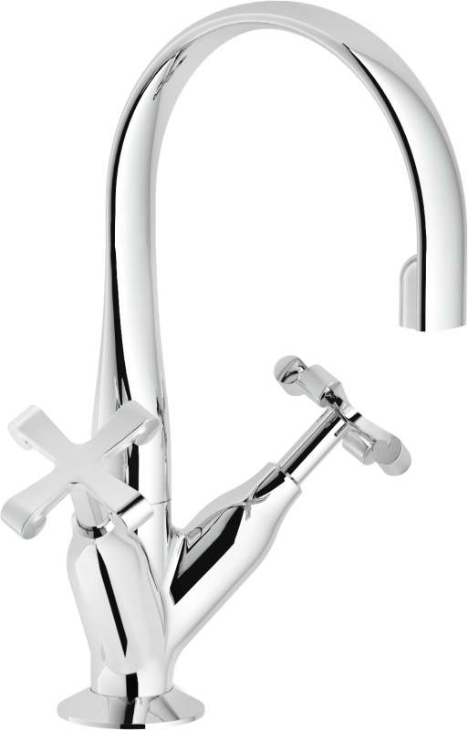 Nobili Carlos Primero Lavabo Çift Kontrollü Batarya Cromo Parlak - CP218/1CR - P218/1CR - 2