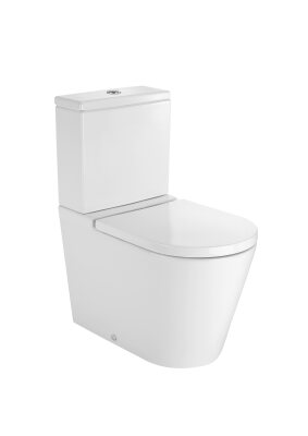 ROUND - Duvara dayalı takım klozet, çift çıkışlı - 1