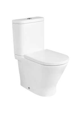 ROUND - Kompakt Yerden Klozet, Kanalsız, Çift Çıkışlı - 1