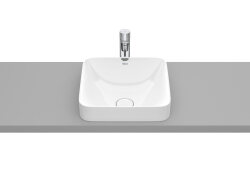 SQUARE - FINECERAMIC® Tezgah Üstü Gömme Lavabo - ROCA