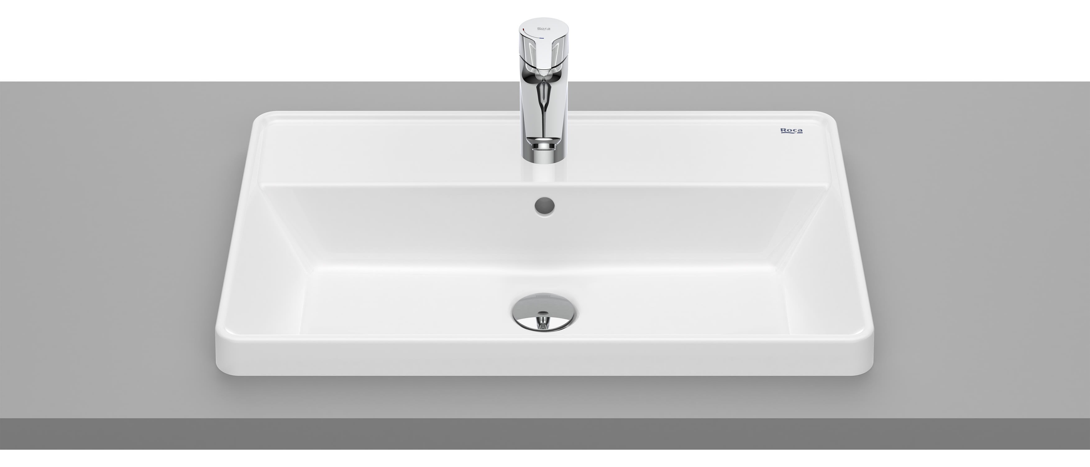 SQUARE -Tezgah Üstü Gömme Lavabo - 1