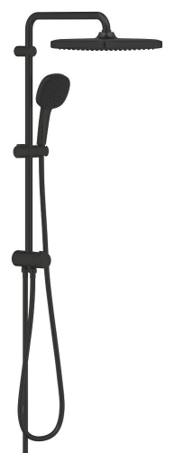 Tempesta System 250 Cube Duvar Bağlantılı, Divertörlü Duş Sistemi Mat Siyah - 269772431 - GROHE