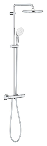 Tempesta System 250 Duvara monte termostatik bataryalı duş sistemi Krom-Beyaz - 26670001 - GROHE