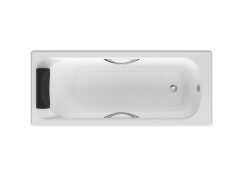 Tutamaklı Dikdörtgen Akrilik Küvet - ROCA