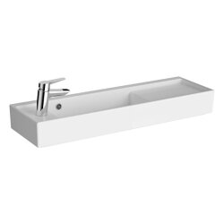 VitrA ArchiPlan Soltan Armatürlü Dar Lavabo 90 cm, Beyaz - VİTRA