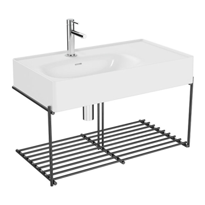 VitrA Equal 80 cm Raflı Lavabo Alt Dolabı - 1