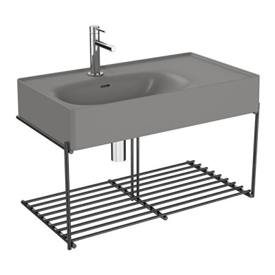 VitrA Equal 80 cm Raflı Lavabo Alt Dolabı - 1