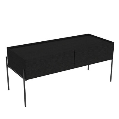 VitrA Equal Alt Ünite, 100 cm, Hareli Siyah Meşe - 1