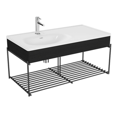 VitrA Equal Lavabo Ünitesi, 100 cm, Raflı - 1