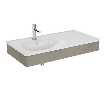 VitrA Equal Lavabo Ünitesi Beton 100 cm - 1