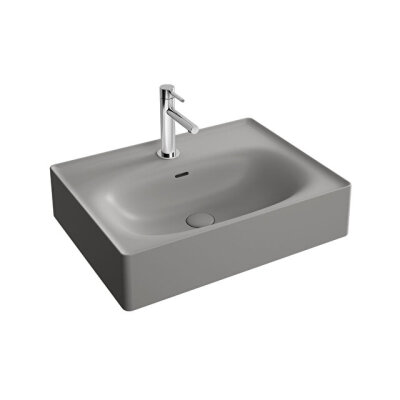 VitrA Equal Mat Taş Gri 60 cm Lavabo - 1