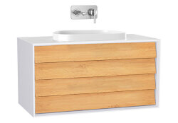 VitrA Frame 100 cm Çift Çekmeceli Lavabo Alt Dolabı - VİTRA