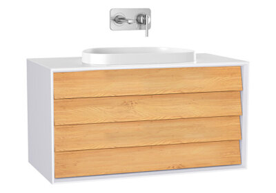 VitrA Frame 100 cm Çift Çekmeceli Lavabo Alt Dolabı - 1