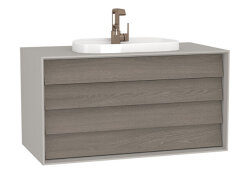 VitrA Frame 100 cm Çift Çekmeceli Lavabo Alt Dolabı - VİTRA