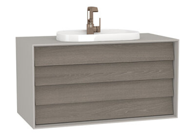 VitrA Frame 100 cm Çift Çekmeceli Lavabo Alt Dolabı - 1