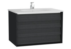VitrA Frame 80 cm Çift Çekmeceli Lavabo Alt Dolabı - VİTRA