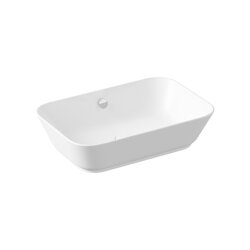 VitrA Geo Dikdörtgen Çanak Lavabo Mat Beyaz, 60 cm - VİTRA