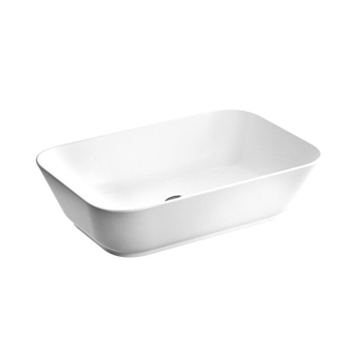 VitrA Geo Dikdörtgen Çanak Lavabo Parlak Beyaz, 60 cm - 1