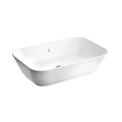 VitrA Geo Dikdörtgen Çanak Lavabo Parlak Beyaz, 60 cm - VİTRA
