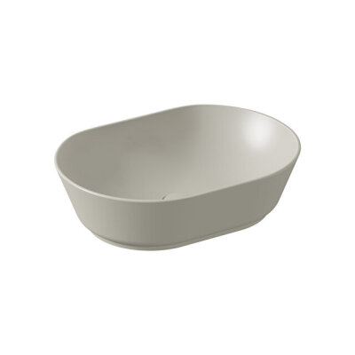 VitrA Geo Oval Çanak Lavabo Mat Bej, 55 cm - 1
