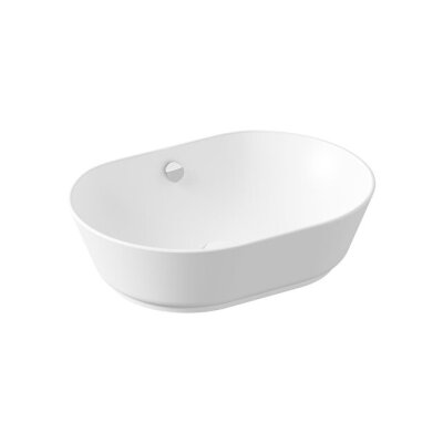 VitrA Geo Oval Çanak Lavabo Mat Beyaz, 55 cm - 1