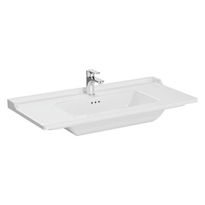 VitrA Integra Klasik Etajerli Lavabo Parlak Beyaz, 100 cm - 1