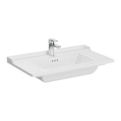 VitrA Integra Klasik Etajerli Lavabo Parlak Beyaz, 80 cm - VİTRA