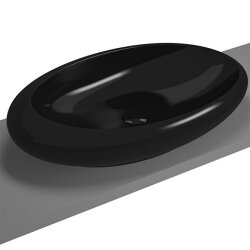 VitrA İstanbul 85 cm Çanak Lavabo Siyah - VİTRA