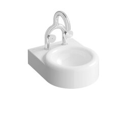 VitrA Liquid Beyaz Lavabo, Çift Armatür Delikli 40 cm - VİTRA