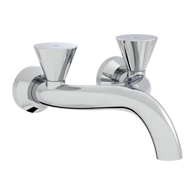 VitrA Liquid Duvardan Lavabo Bataryası Krom - 1