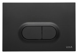 VitrA Loop O Kumanda Paneli, Mat siyah - VİTRA