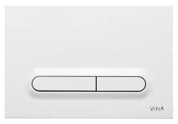 VitrA Loop T Mekanik Beyaz Kumanda Paneli - VİTRA