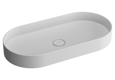 VitrA Memoria 80 cm Beyaz Oval Çanak Lavabo - 1