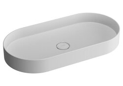 VitrA Memoria 80 cm Beyaz Oval Çanak Lavabo - VİTRA