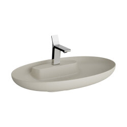 VitrA Memoria Mat Bej Oval Lavabo 75 cm - VİTRA