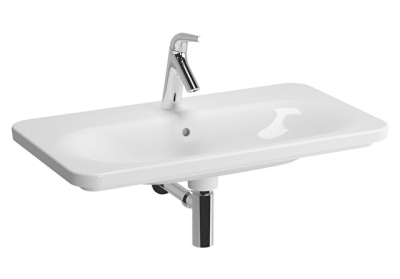 Vitra Nest Trendy Tezgah lavabo 80 cm, Beyaz - 1