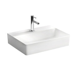 VitrA Nuo Dikdörtgen Beyaz Lavabo, 60 cm - VİTRA