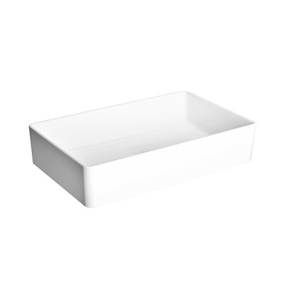 VitrA Nuo Dikdörtgen Çanak Lavabo Beyaz, 60 cm - 1