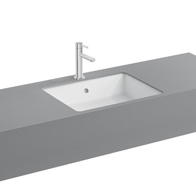 VitrA Nuo Dikdörtgen Tezgah Altı Lavabo 50 cm - 1
