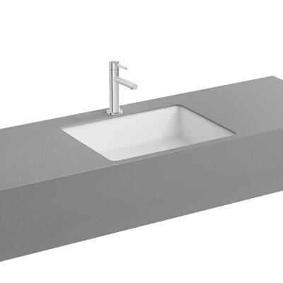 VitrA Nuo Dikdörtgen Tezgah Altı Lavabo 50 cm - 1